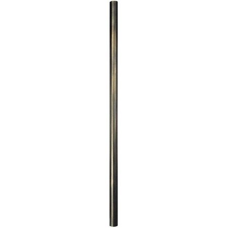 CRAFTMADE Direct Burial Posts 390-PC-CP 7 ft. Smooth Aluminum Direct Burial Post with Photo Cell-Copper 390-PC-CP